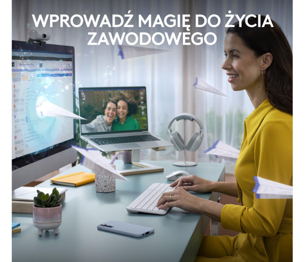 Logitech K950 Biały - 1233206 - zdjęcie 7